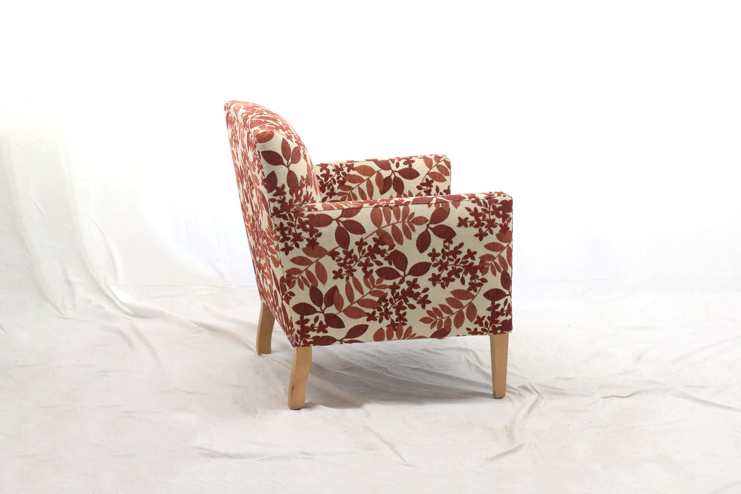 Accent Chair with Floral Pattern