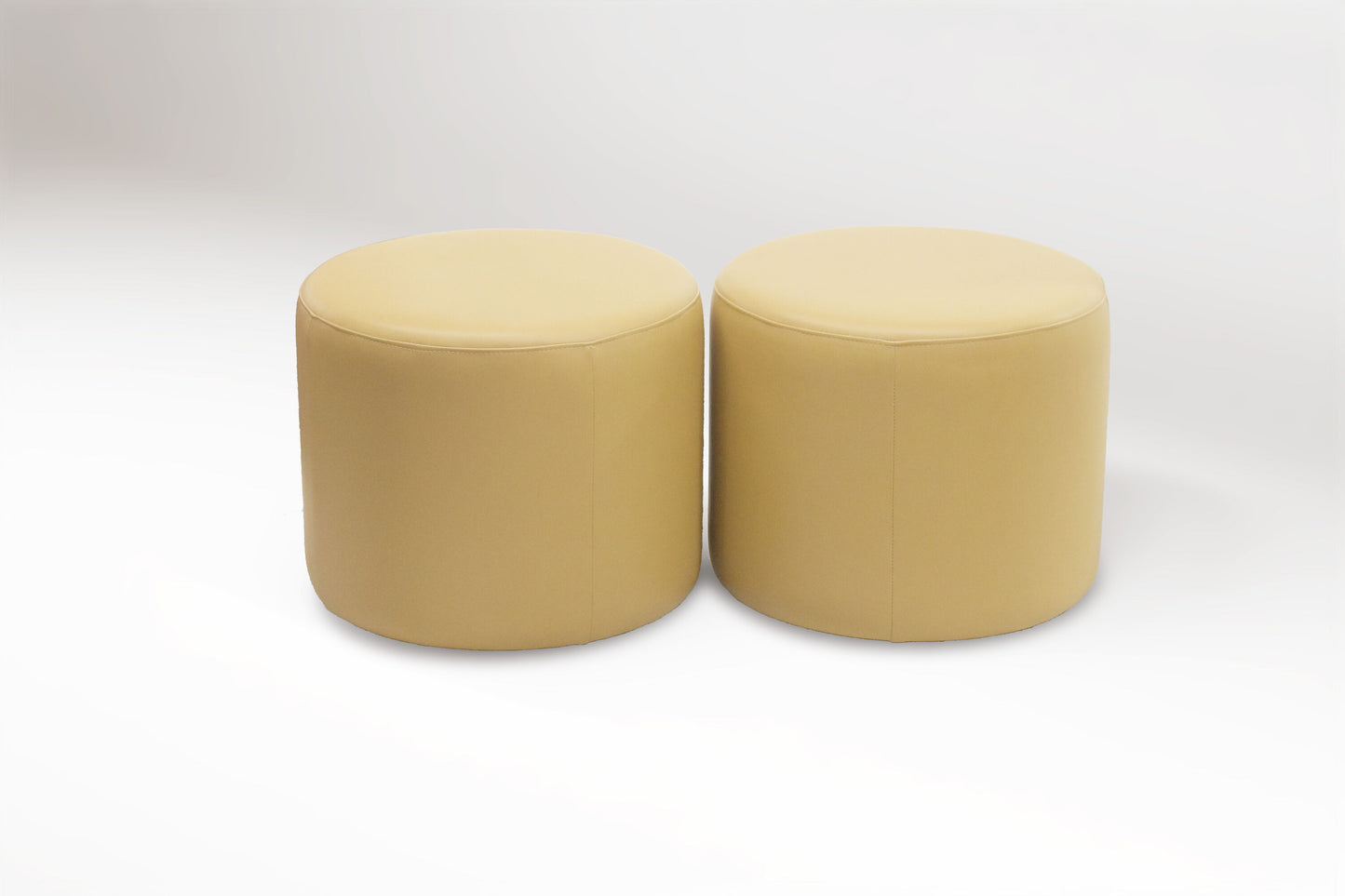 Cylinder Ottoman (Yellow)