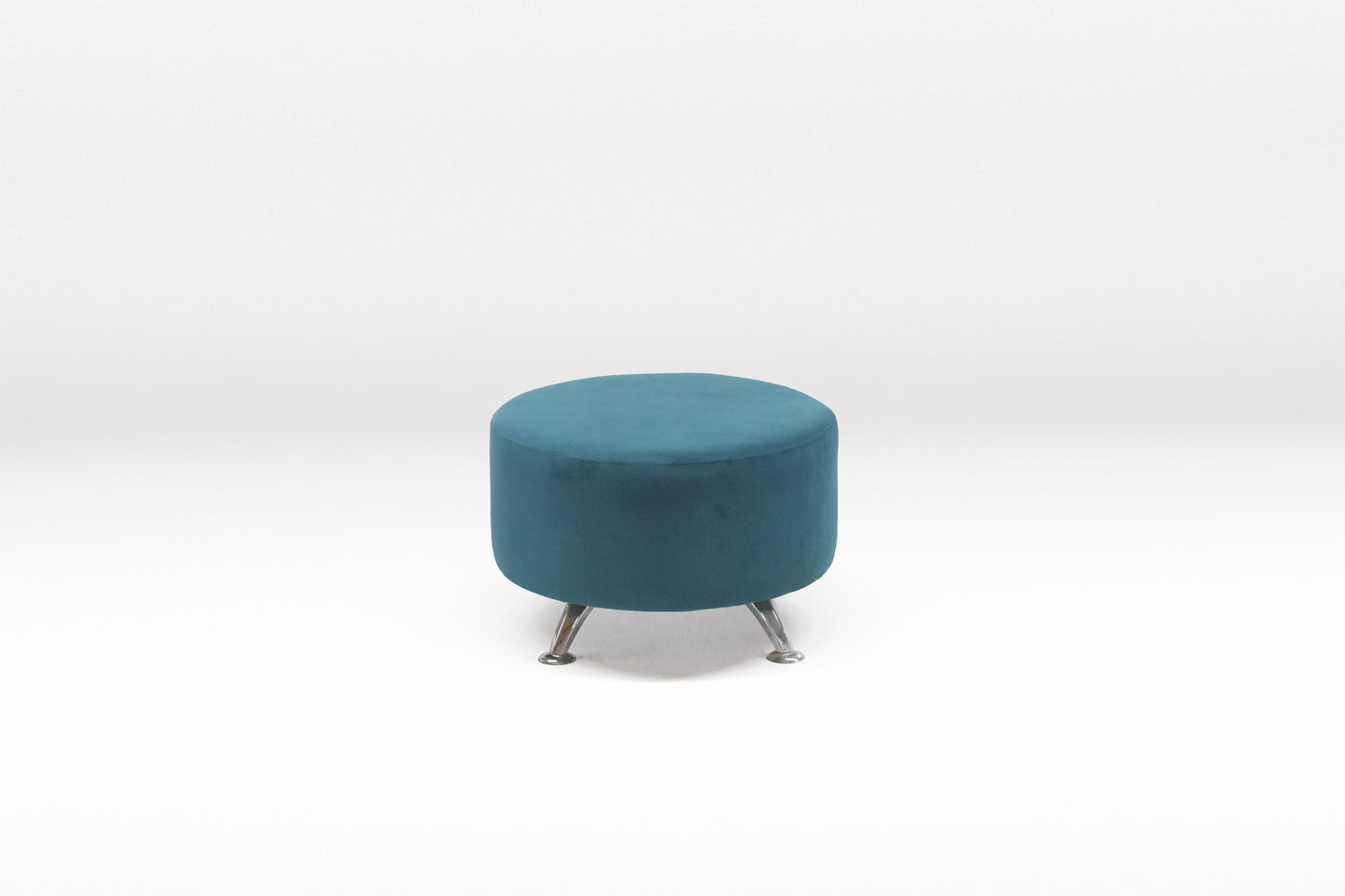 Ottoman with Legs (Turquoise Colour)