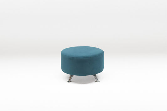 Ottoman with Legs (Turquoise Colour)