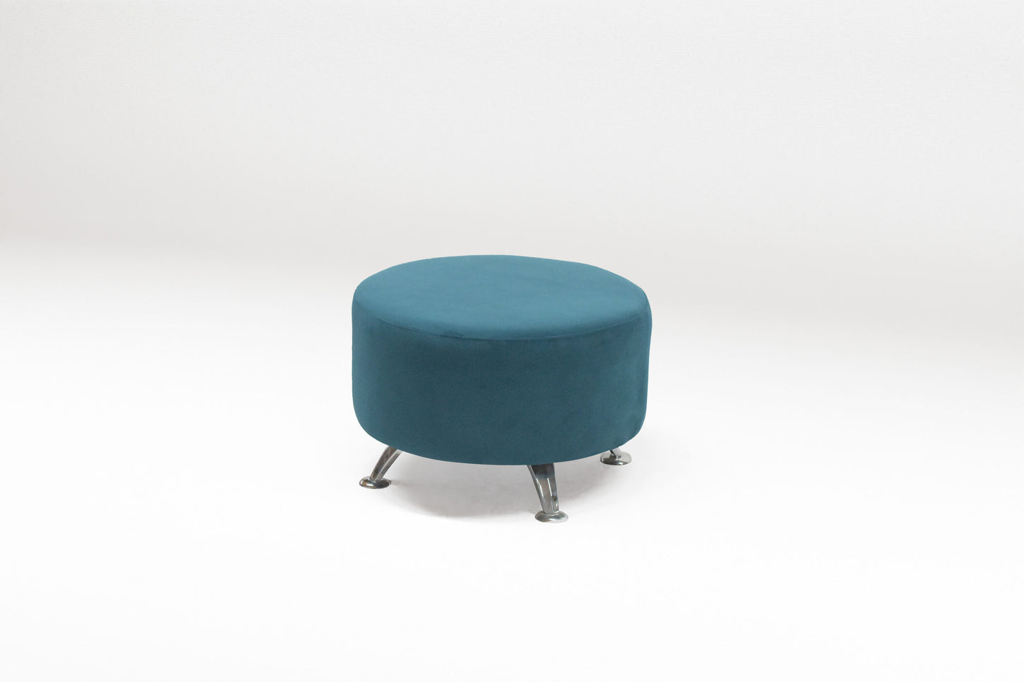 Ottoman with Legs (Turquoise Colour)