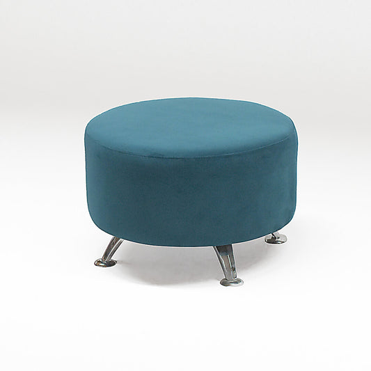 Ottoman with Legs (Turquoise Colour)