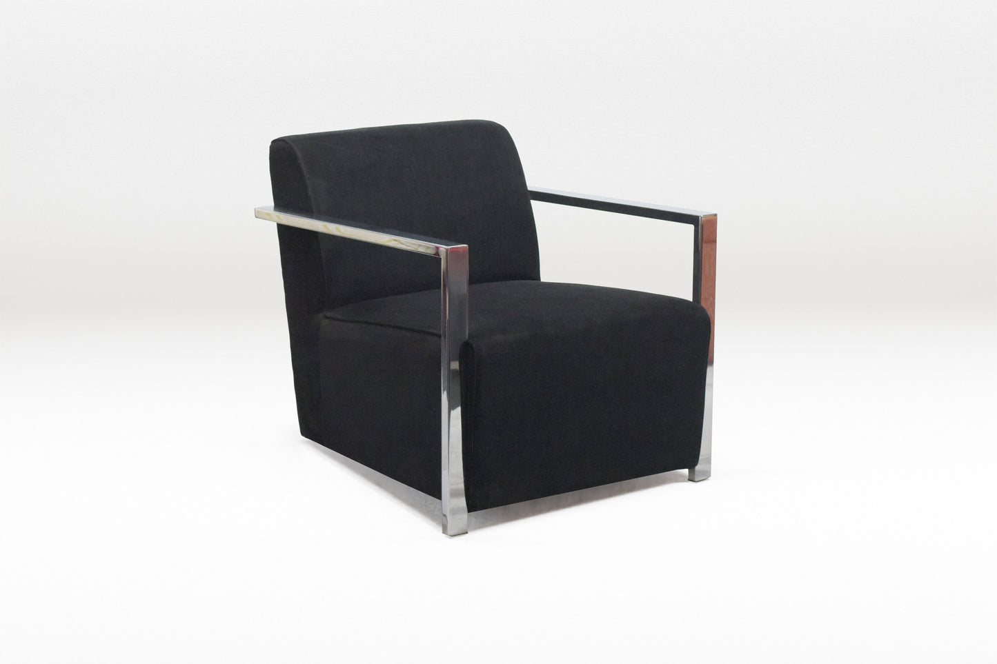 Accent Chair with Metal Armrests