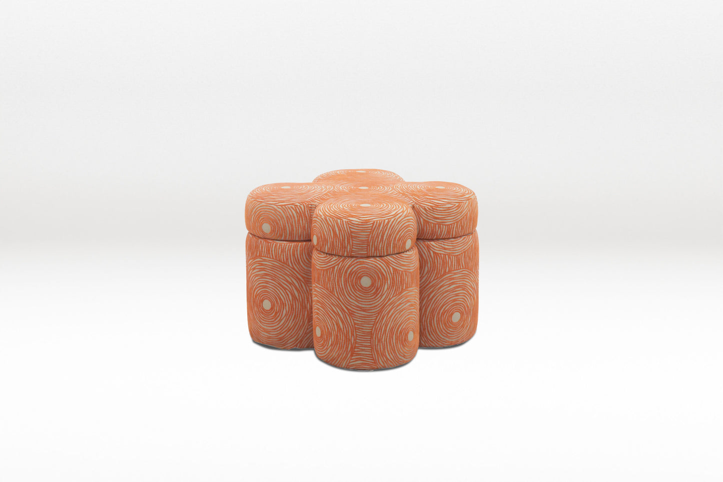 Clover Ottoman with Storage