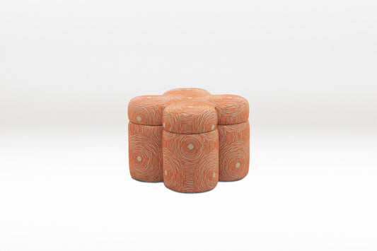 Clover Ottoman with Storage