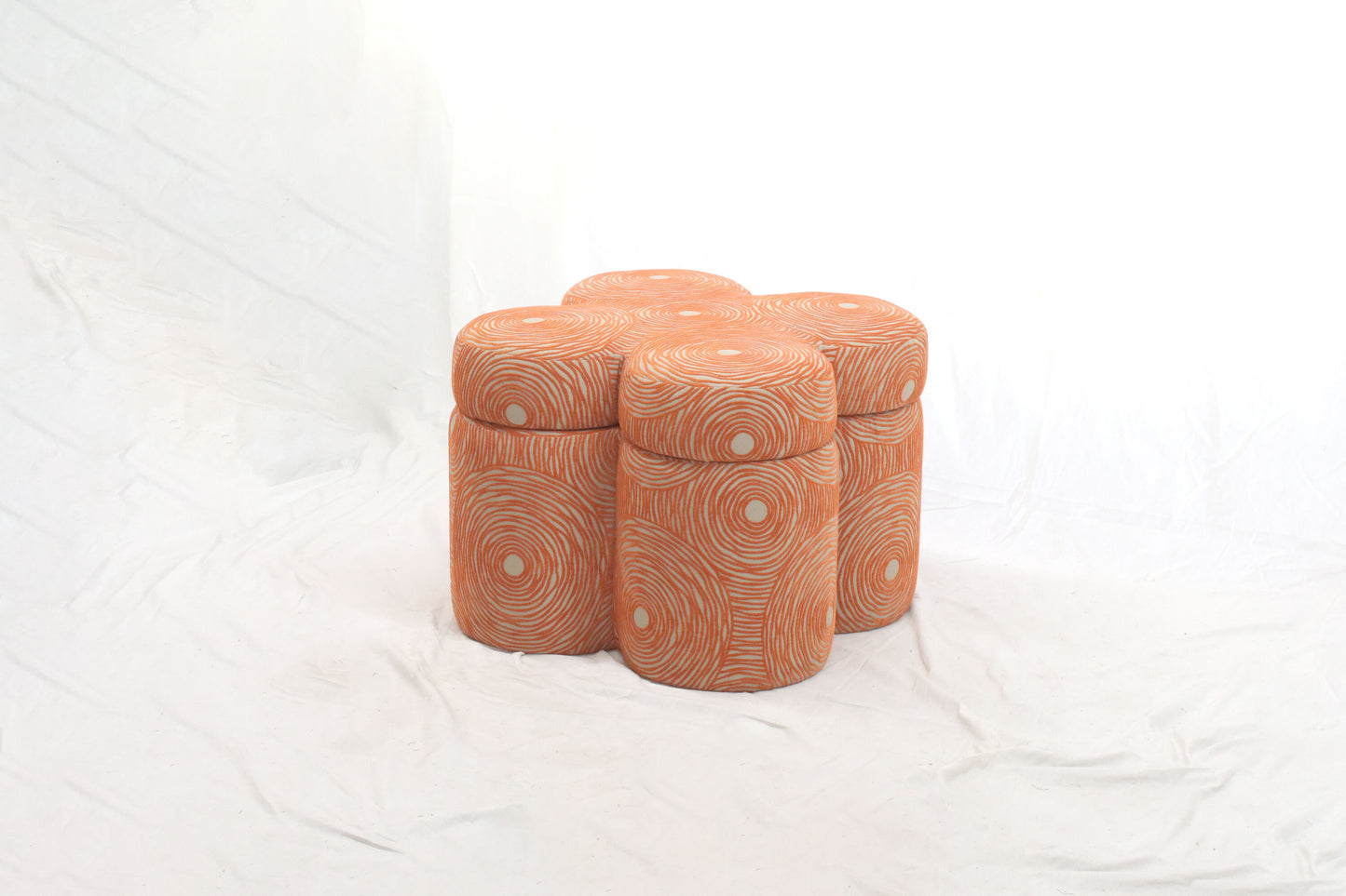 Clover Ottoman with Storage