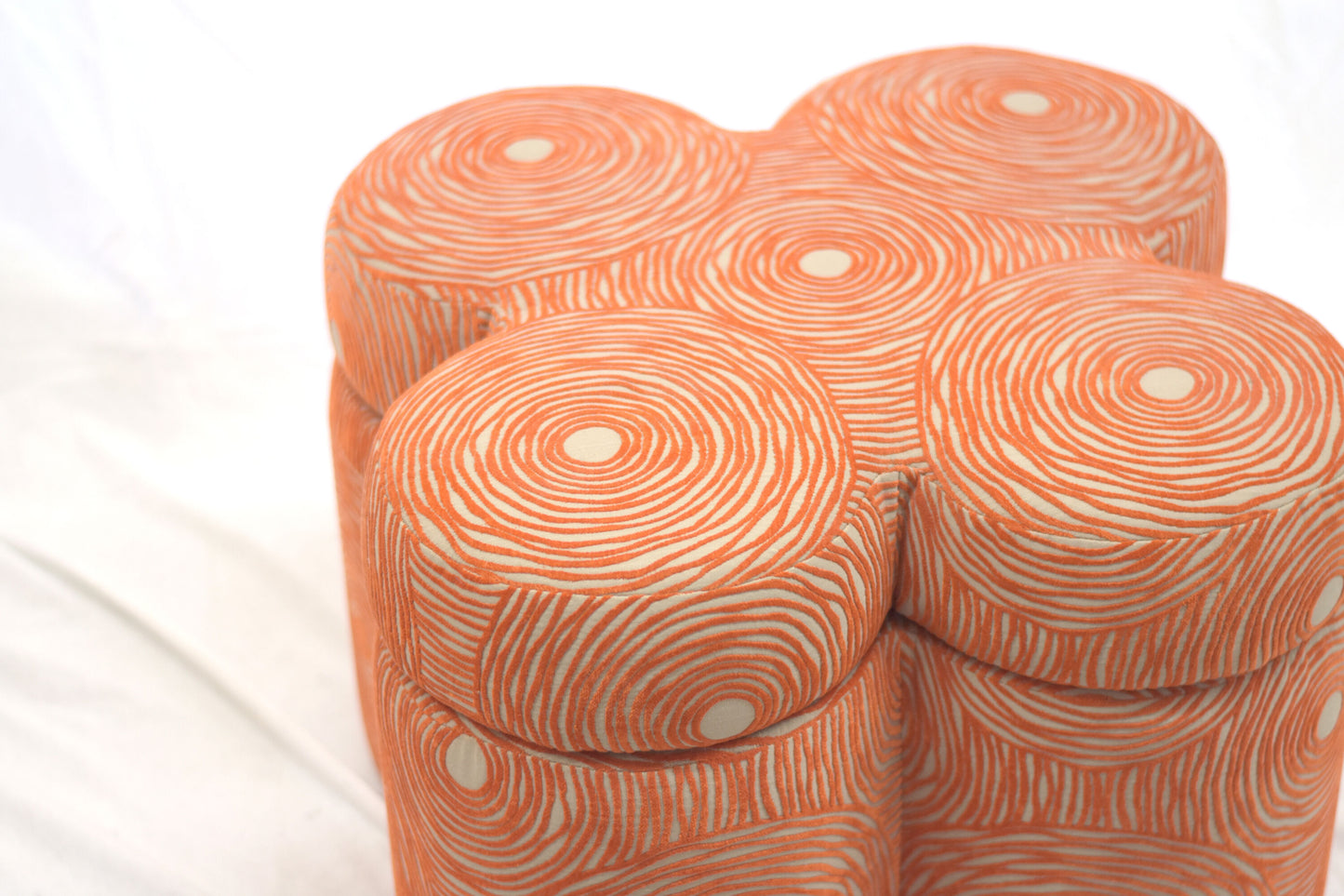 Clover Ottoman with Storage