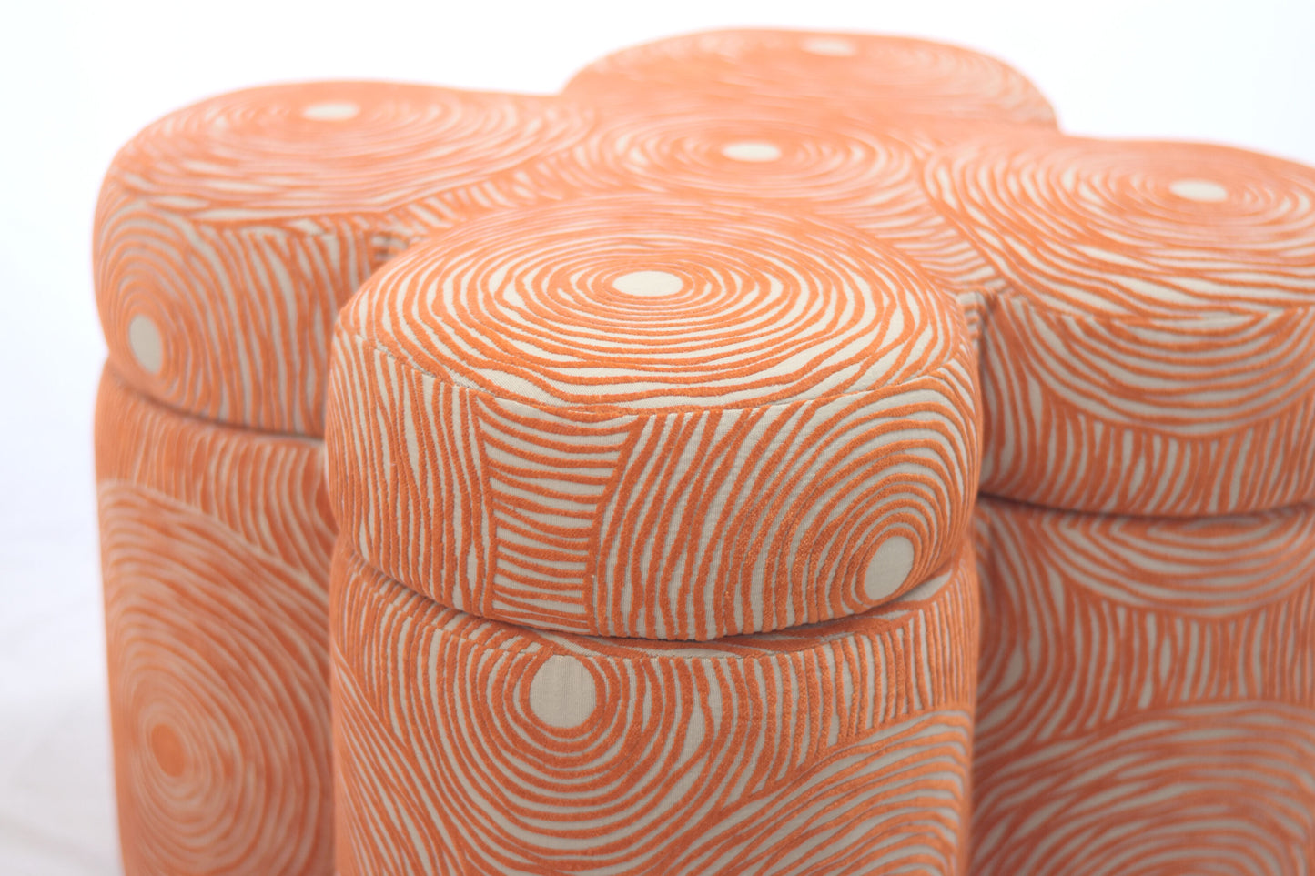 Clover Ottoman with Storage