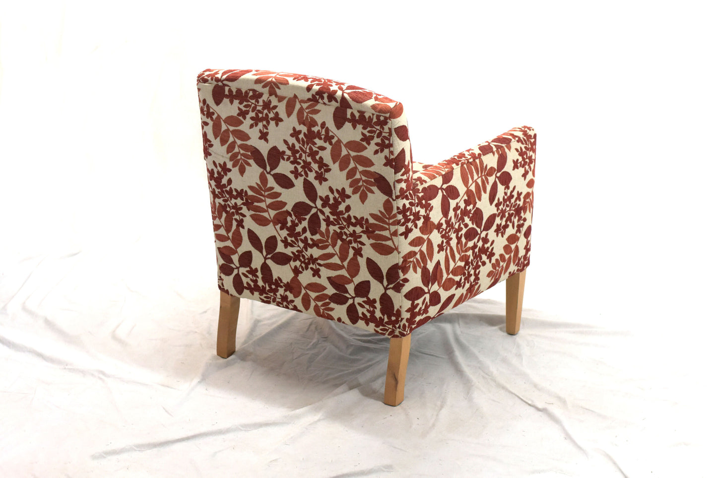 Accent Chair with Floral Pattern