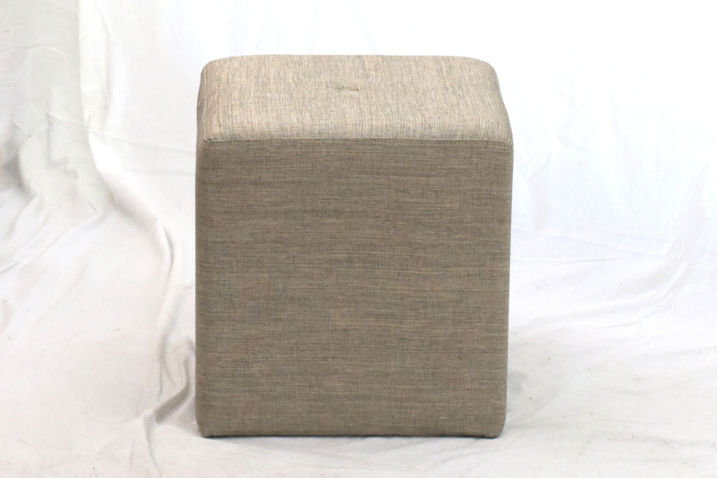 Cube Ottoman (Grey Olive Colour)