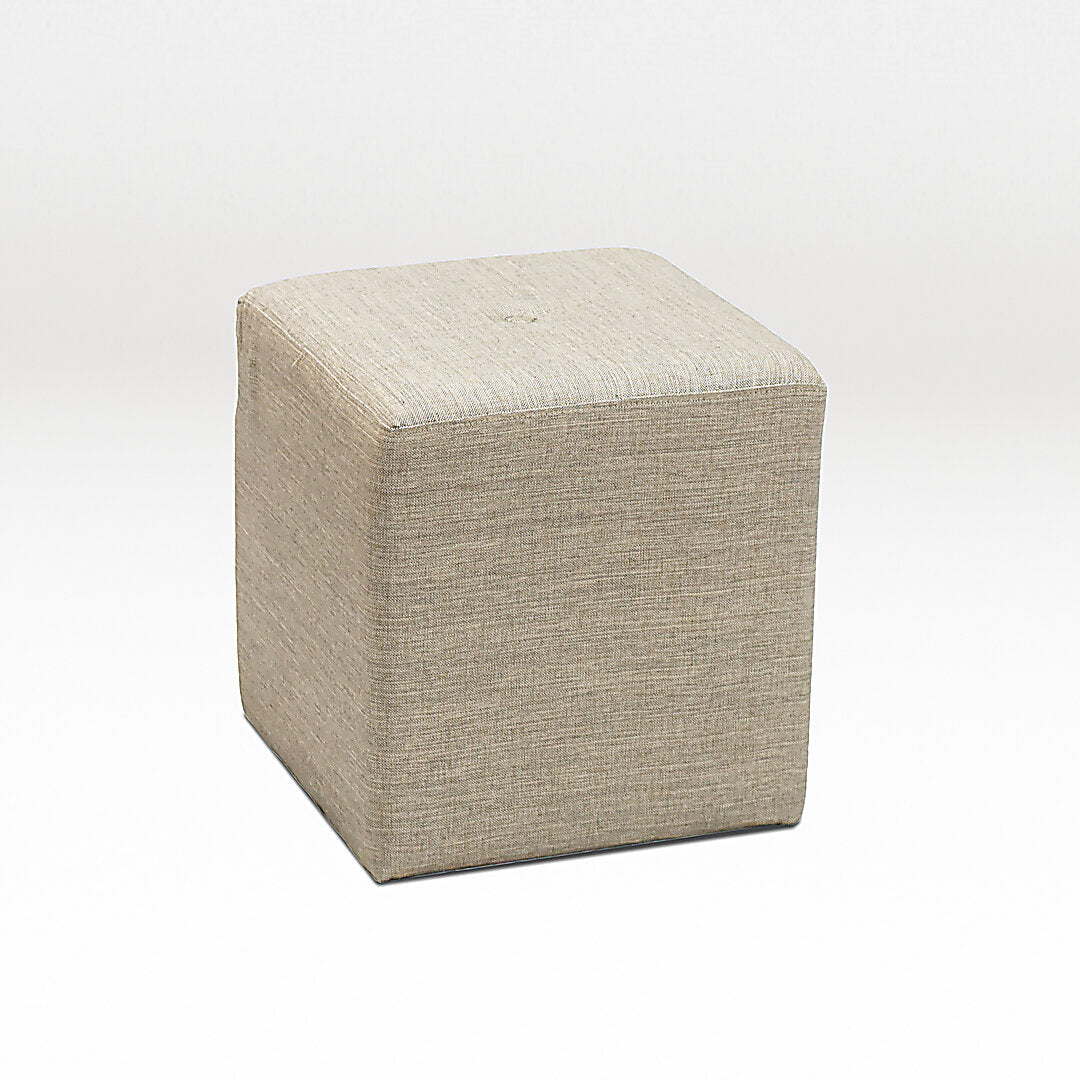 Cube Ottoman (Grey Olive Colour)