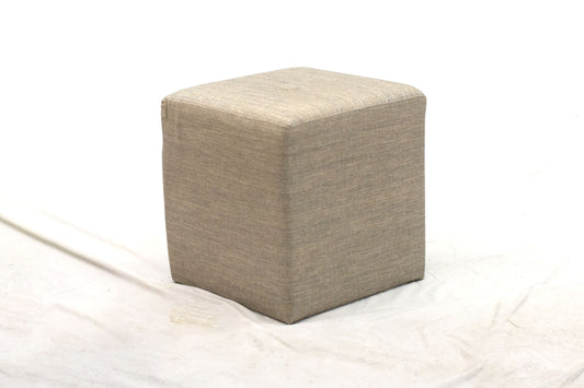 Cube Ottoman (Grey Olive Colour)