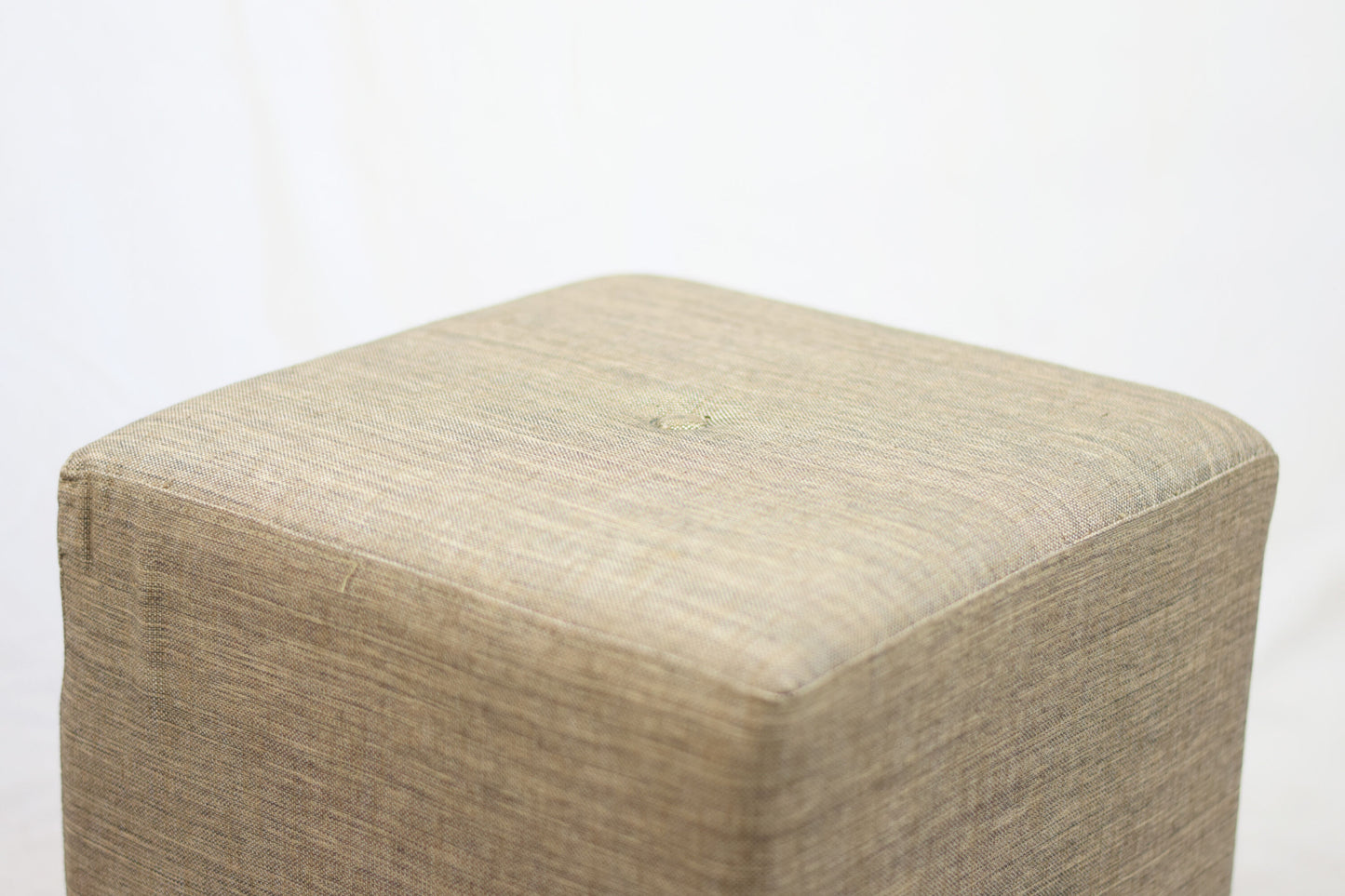 Cube Ottoman (Grey Olive Colour)