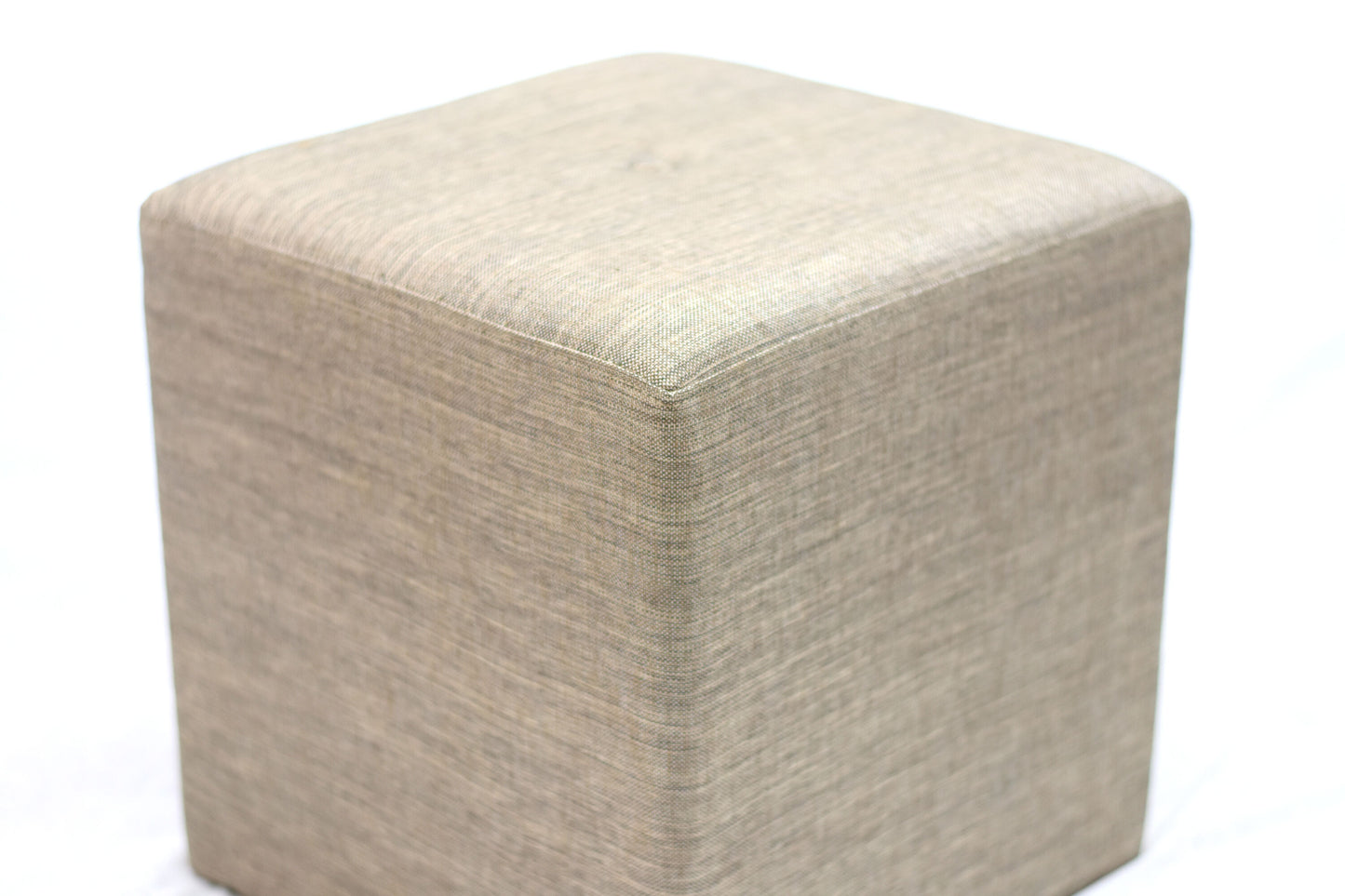 Cube Ottoman (Grey Olive Colour)