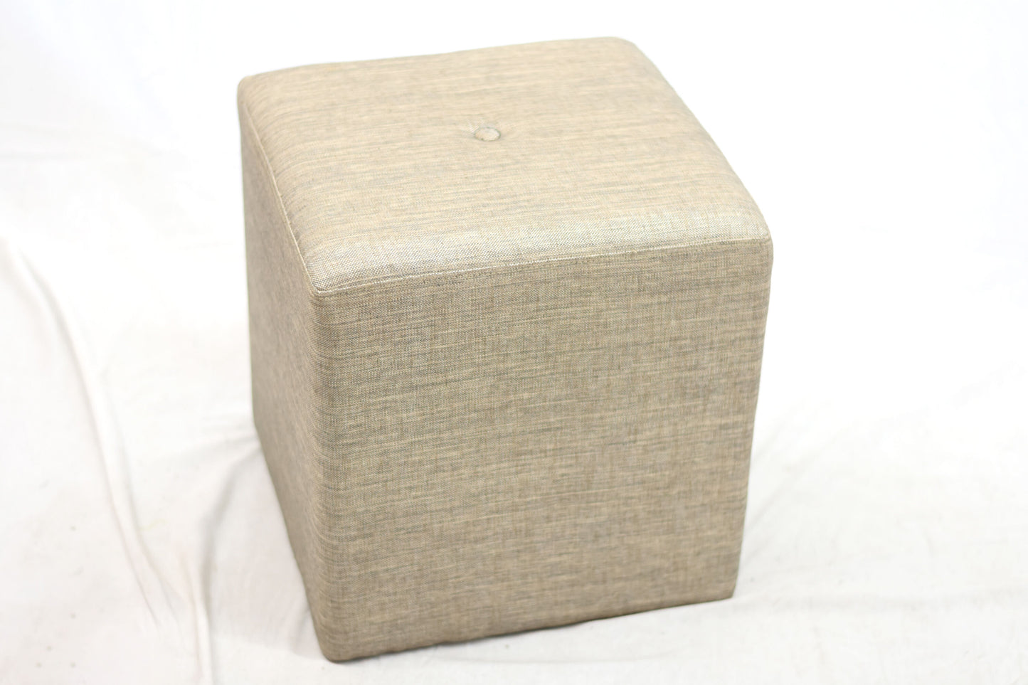 Cube Ottoman (Grey Olive Colour)